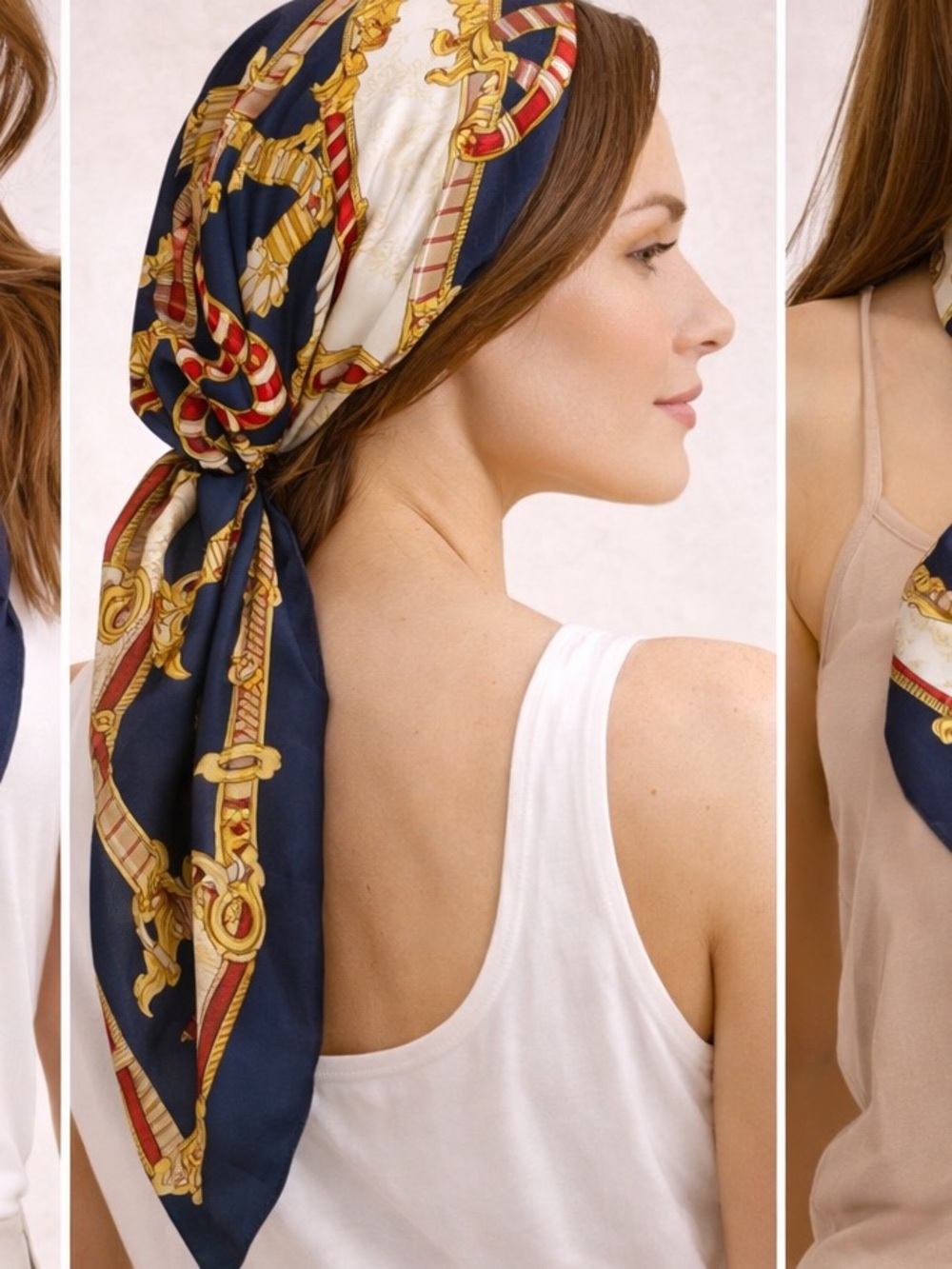 La Fiorentina New York Silk Scarf Square Women’s Size 34”